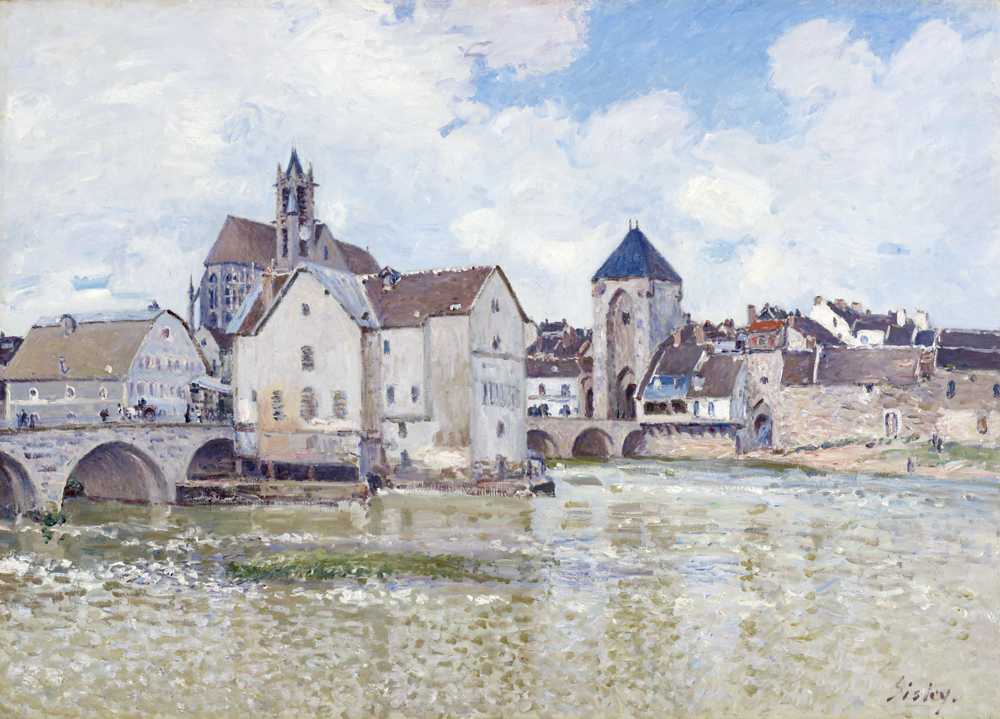 The Bridge of Moret (1888) - Alfred Sisley