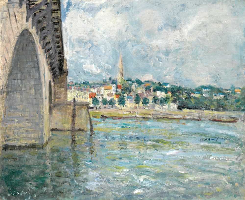 The Bridge Of St. Cloud (1877) - Alfred Sisley
