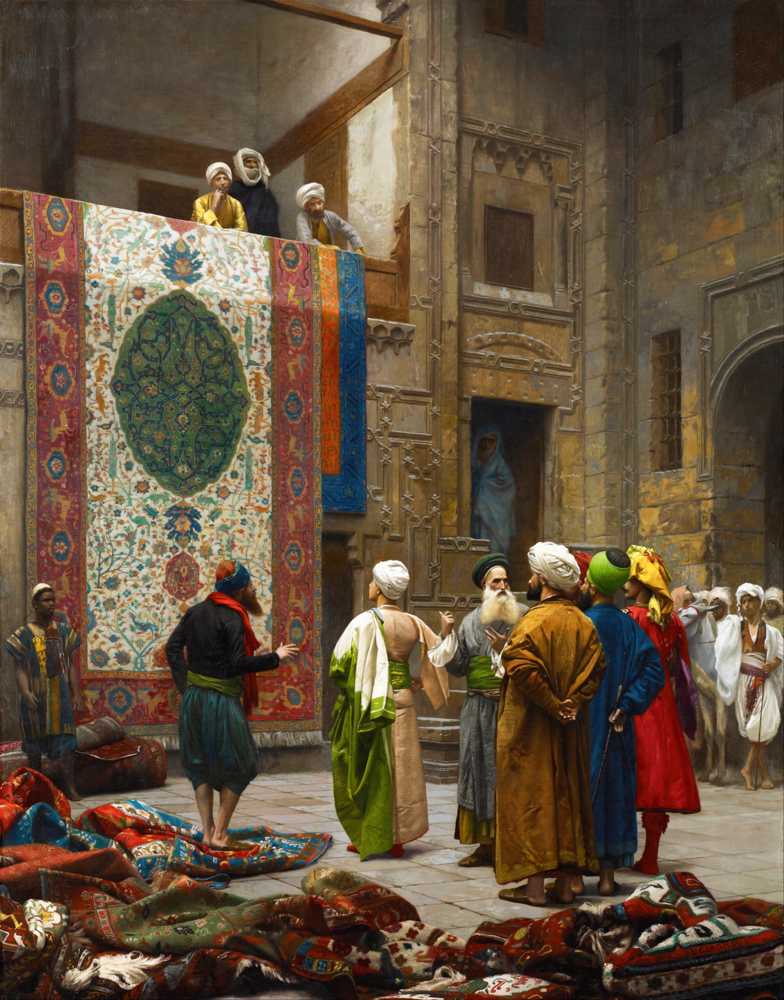 The Carpet Merchant (circa 1887) - Jean-Leon Gerome