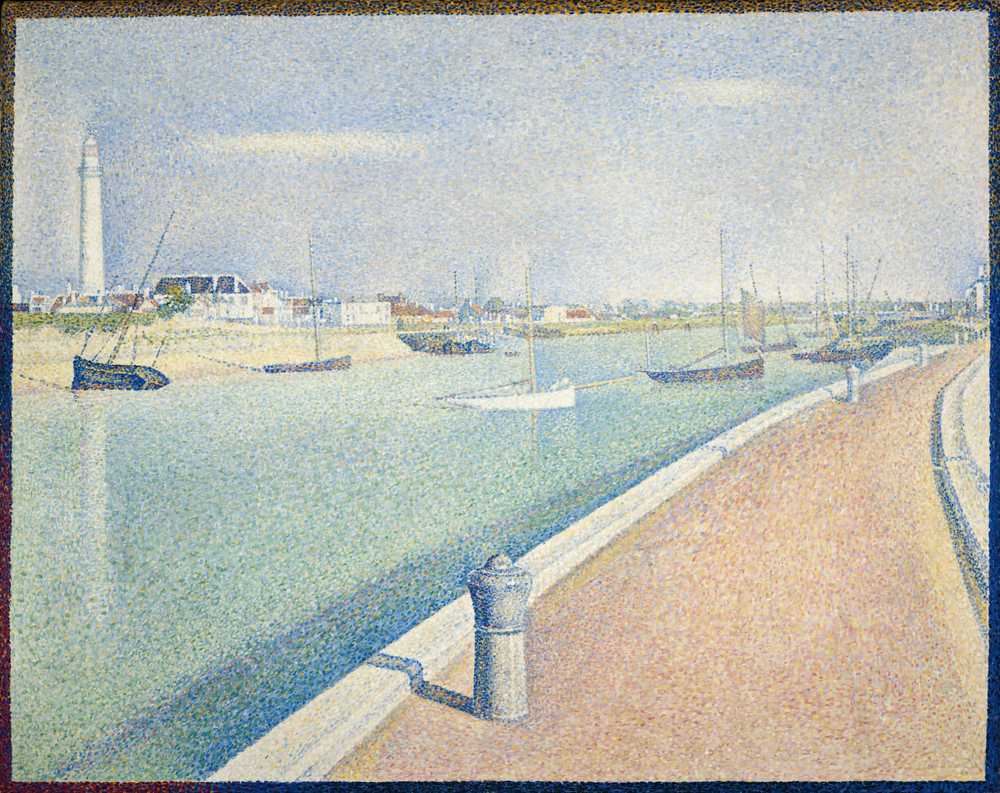 The Channel of Gravelines, Petit Fort Philippe (1890) - Georges Seurat