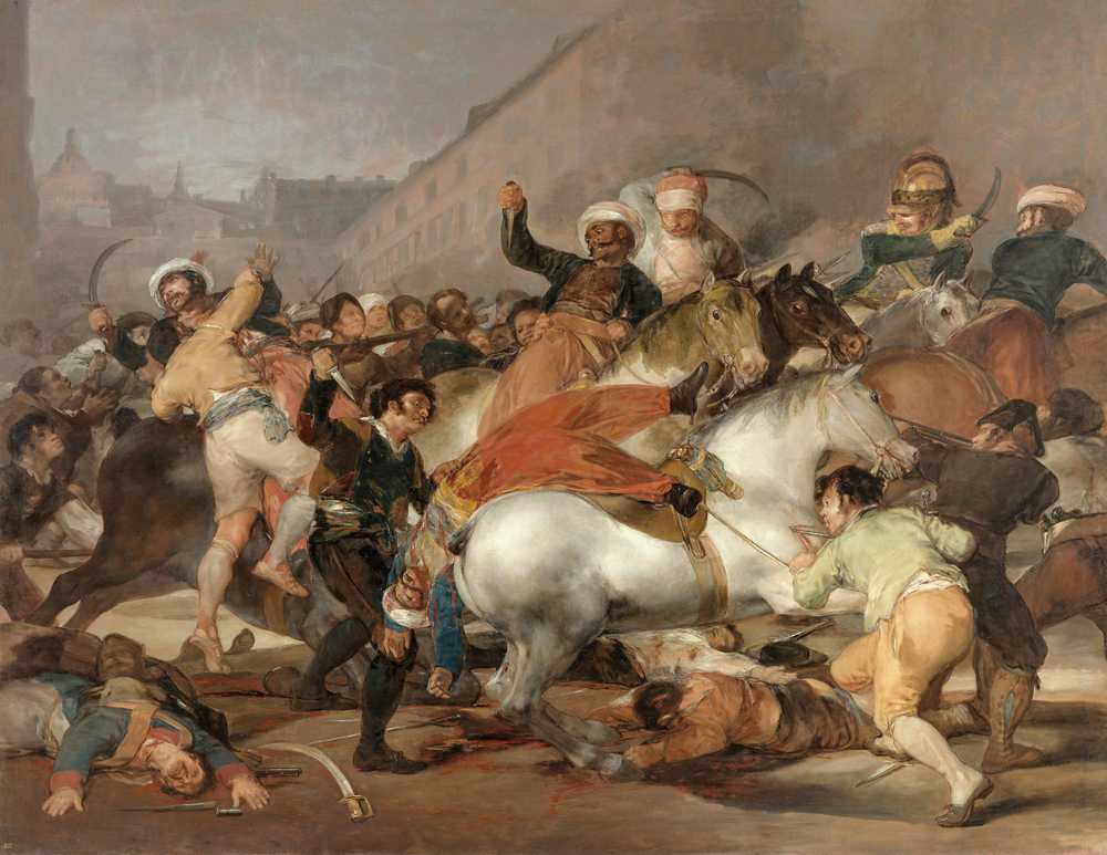 The Charge of the Mamelukes (1814) - Francisco de Goya
