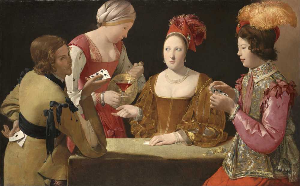 The Cheat with the Ace of Clubs (c. 1630–34) - Georges de La-Tour