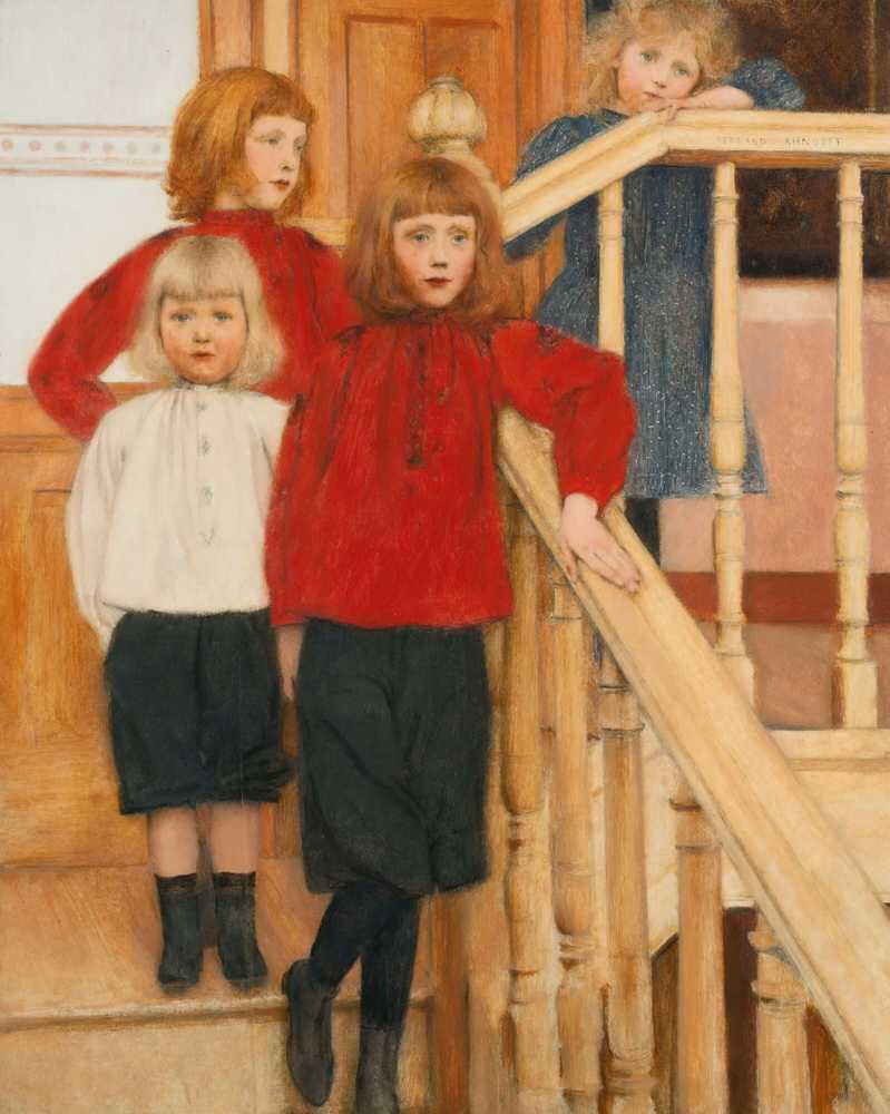 The Children of Monsieur Neve - Fernand Khnopff