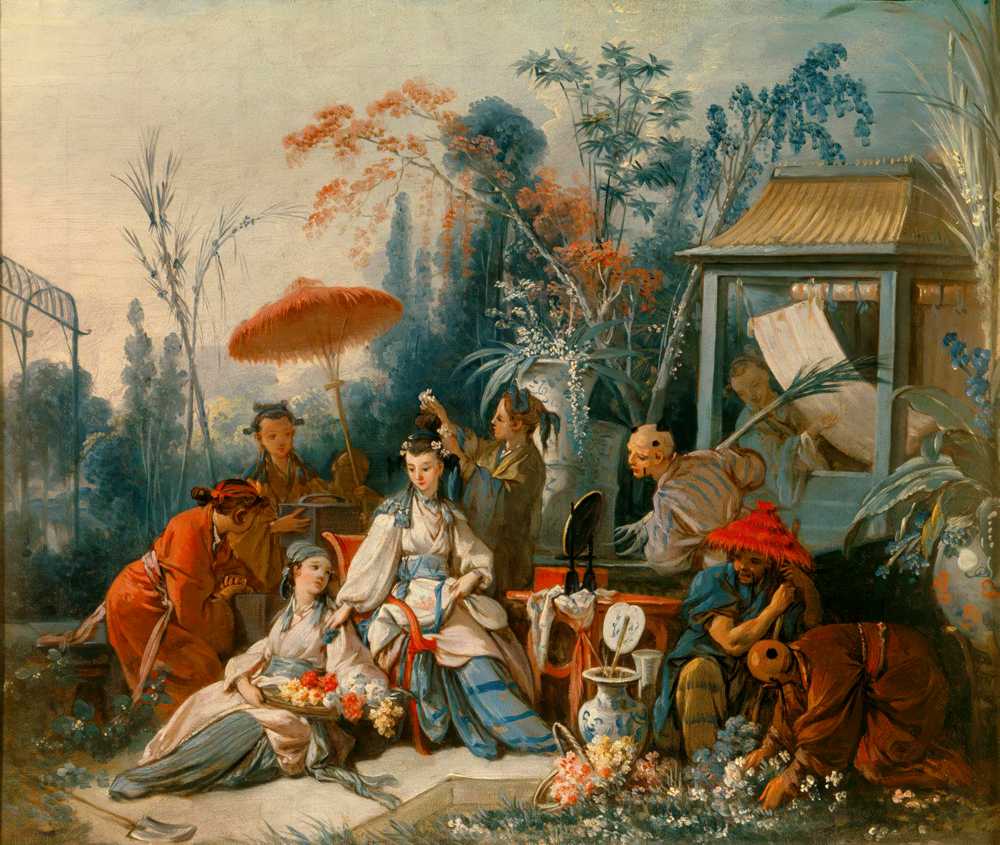 The Chinese Garden (1742) - Francois Boucher