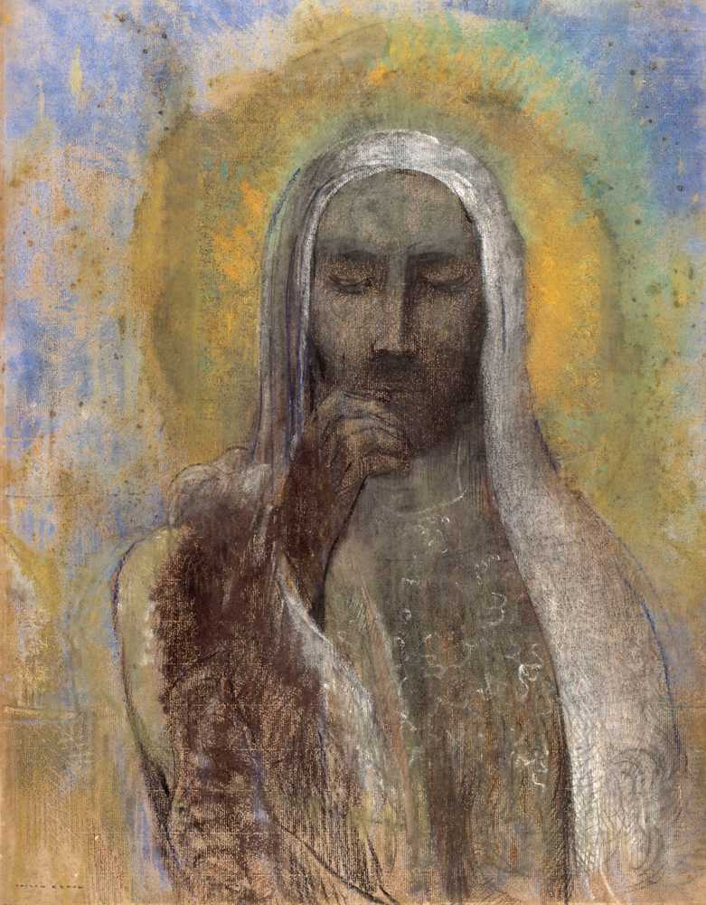 The Christ of Silence (1890-1907) - Odilon Redon
