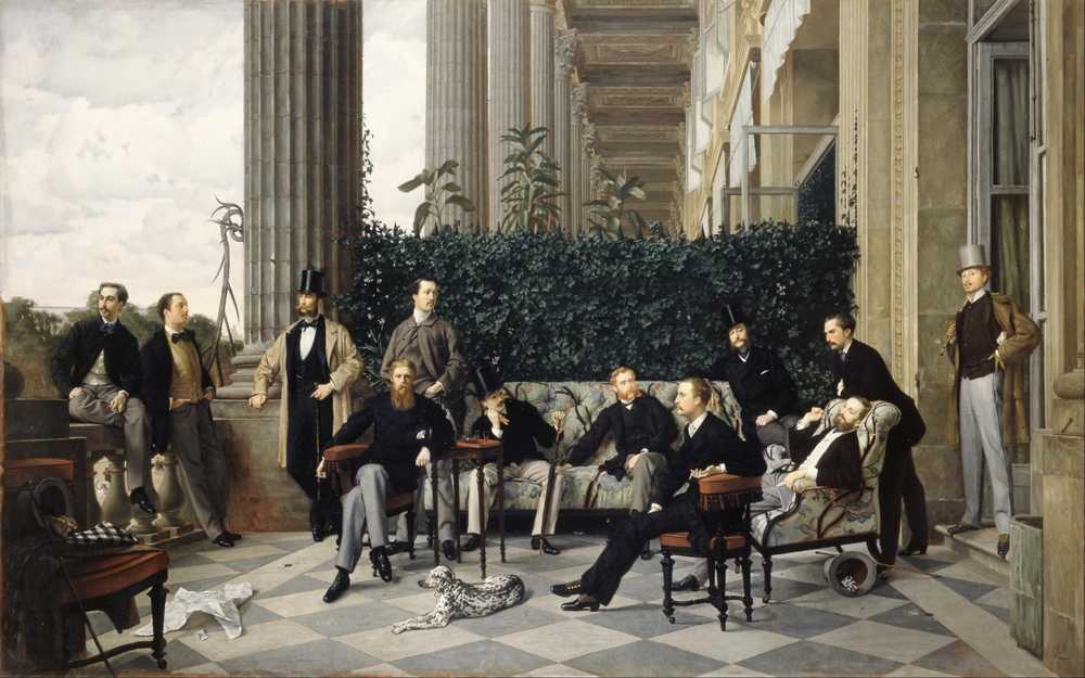 The circle of the Rue Royale by Tissot - James Tissot