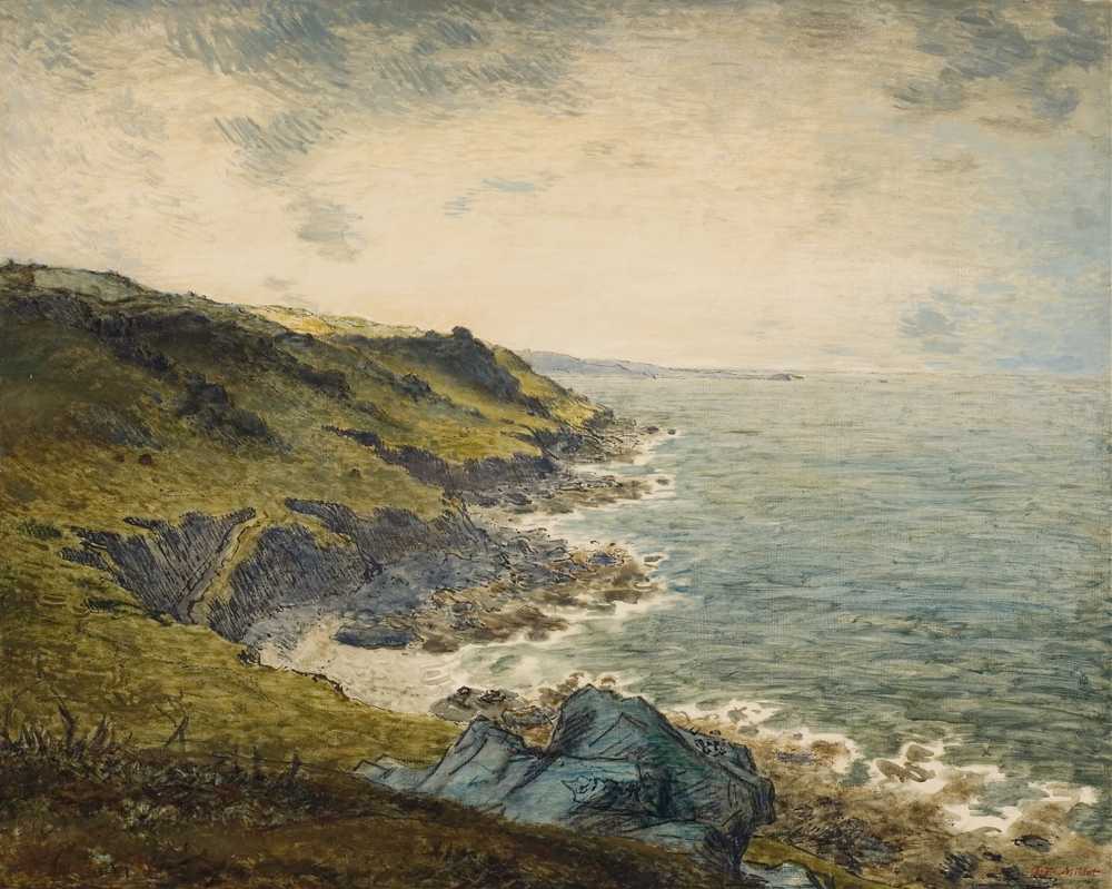 The Coast at Greville - Jean Francois Millet