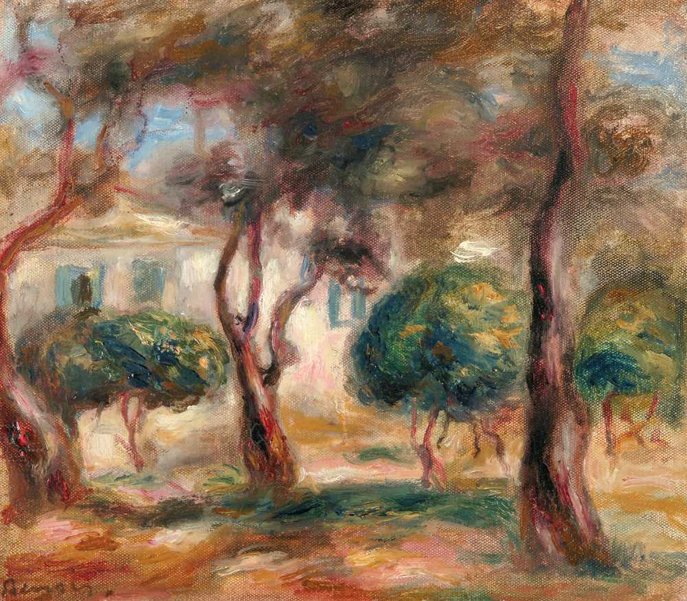 The Collettes Garden (1909) - Auguste Renoir