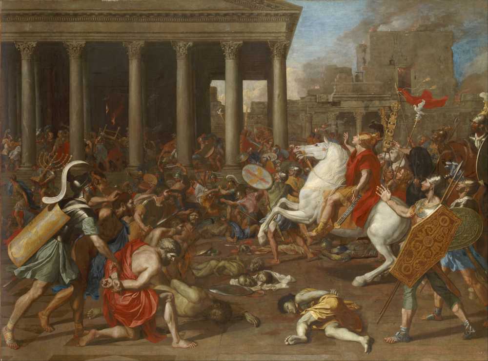 The Conquest Of Jerusalem By Emperor Titus - Nicolas Poussin