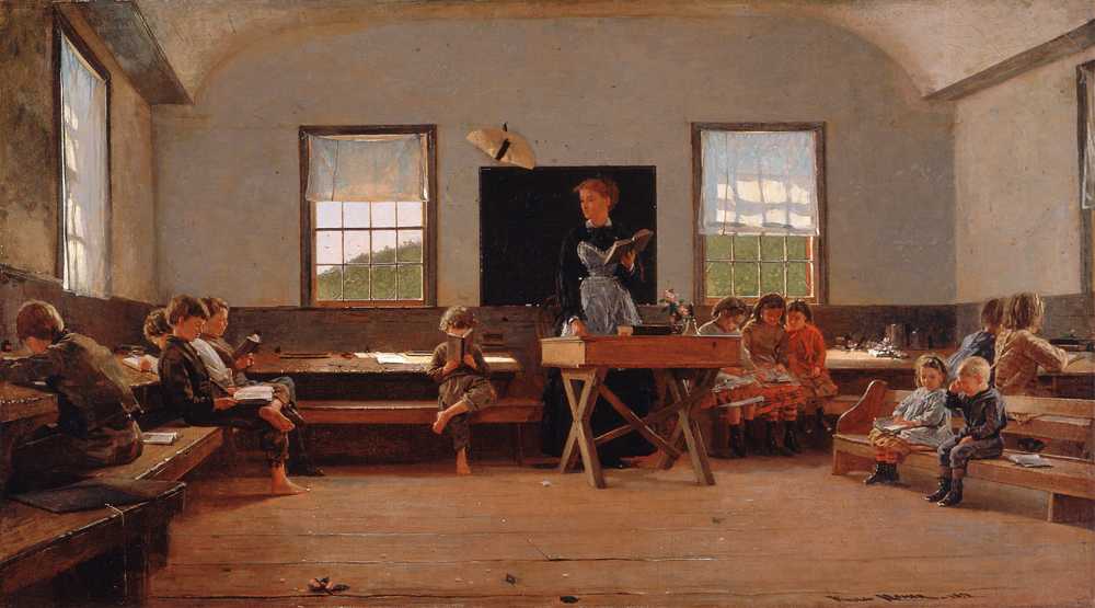 The Country School (1871) - Winslow Homer