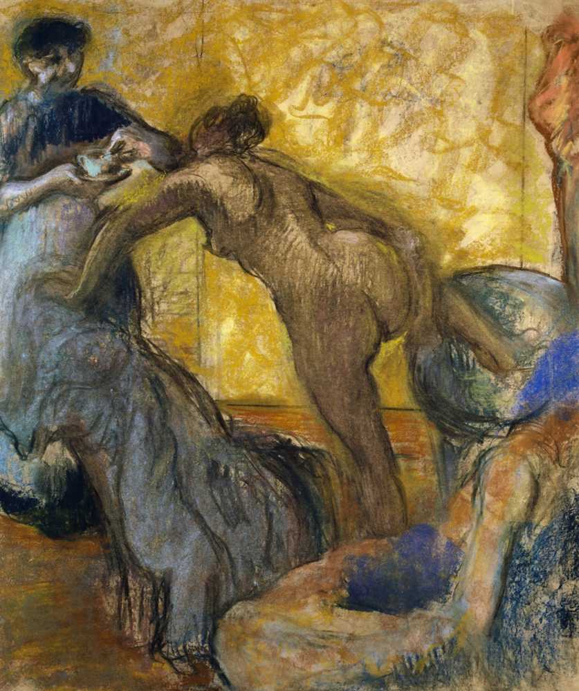 The Cup of Hot Chocolate (1900-1905) - Edgar Degas
