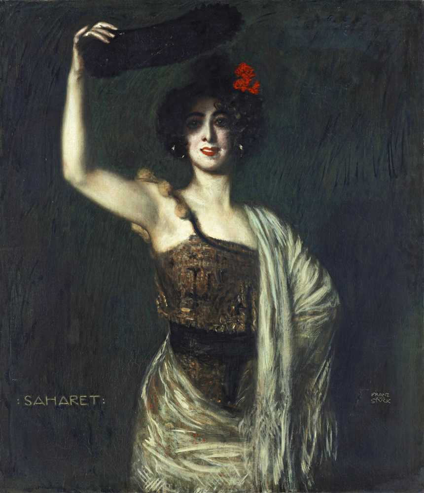 The Dancer Saharet (1906) - Franz von Stuck