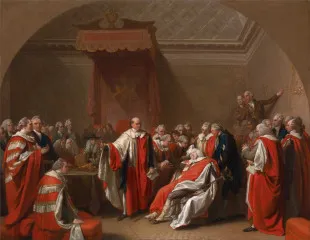 The Death of Chatham (1778) - Benjamin West