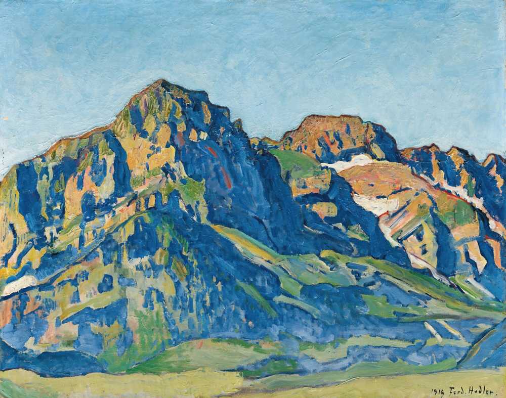 The Dents Blanches (1916) - Ferdinand Hodler