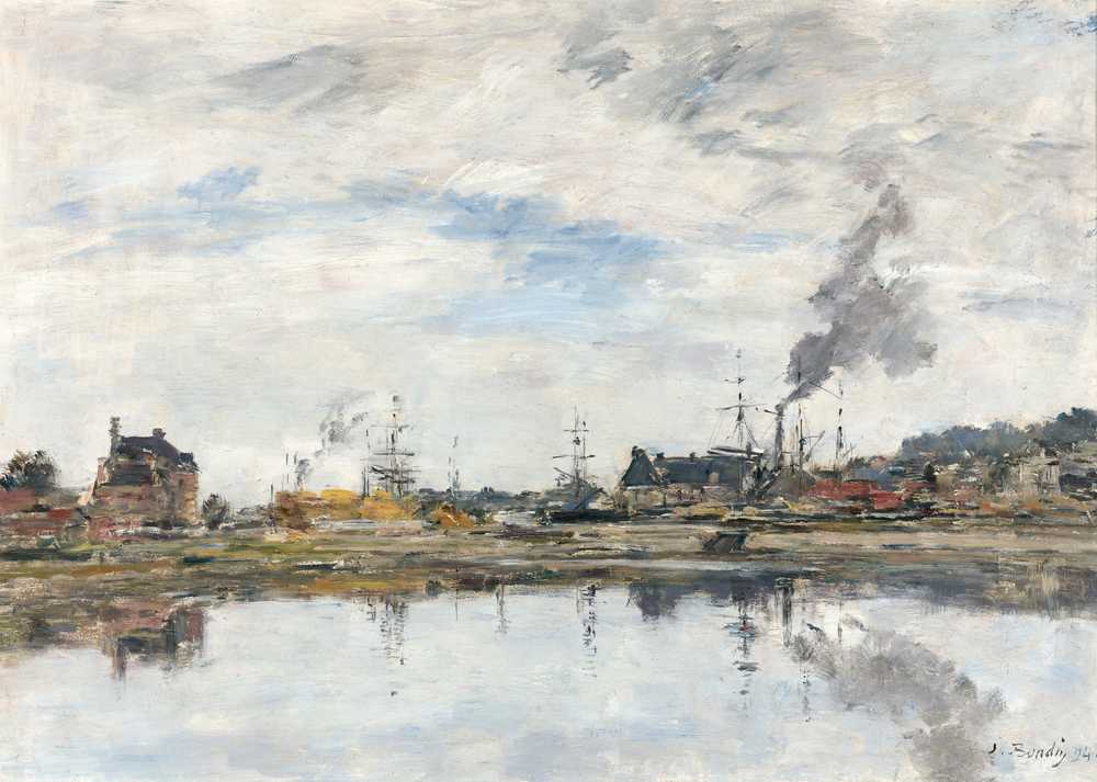 The Detention at Trouville (1894) - Eugene Boudin