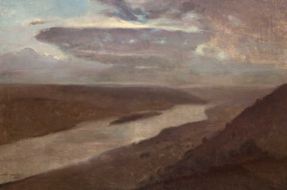 The Dniester River at Night (1906) - Józef Chełmoński