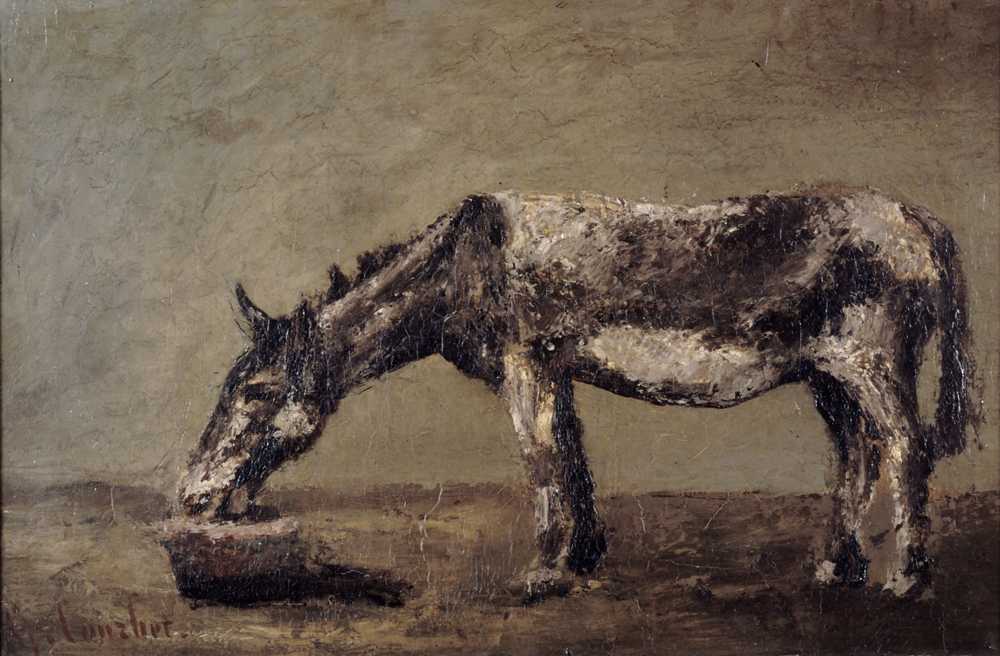 The donkey (1862-1863) - Gustave Courbet