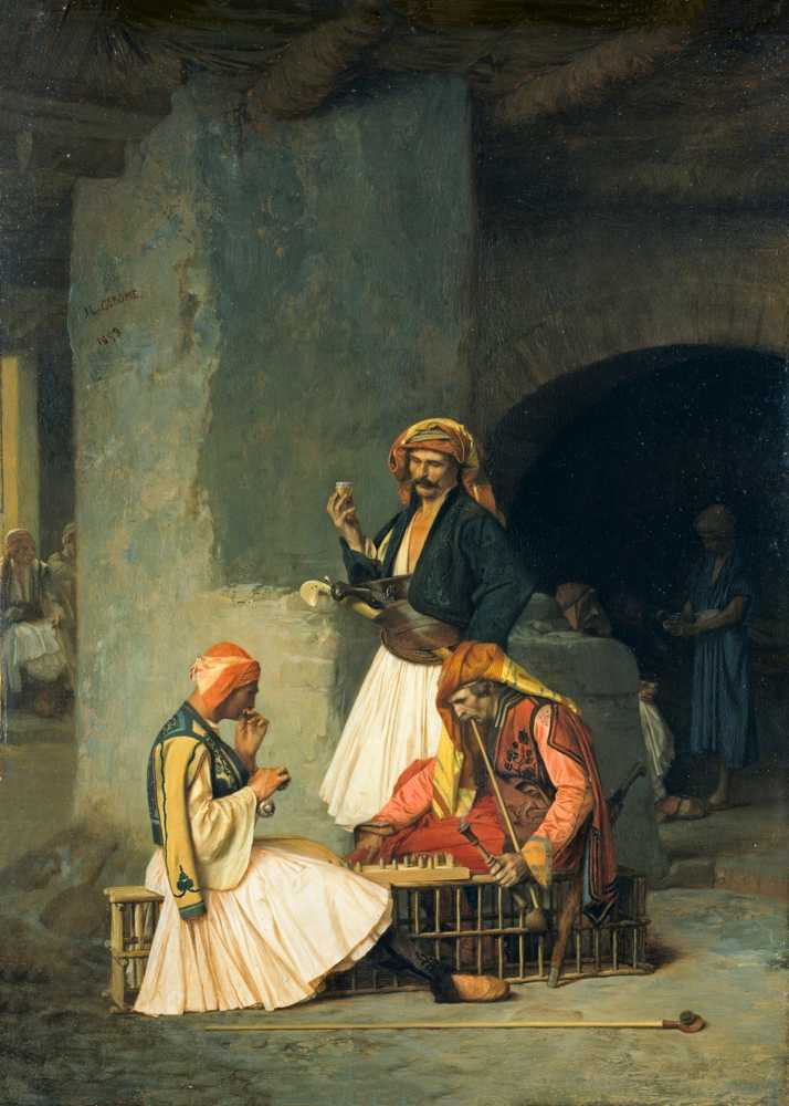 The Draught Players (1859) - Jean-Leon Gerome