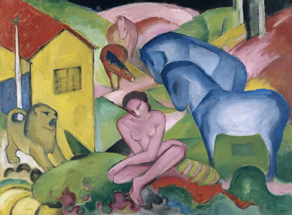 The Dream (1912) - Franz Marc