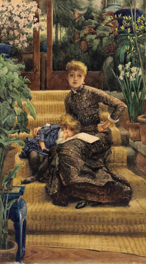 The Elder Sister (1880s) - James Tissot