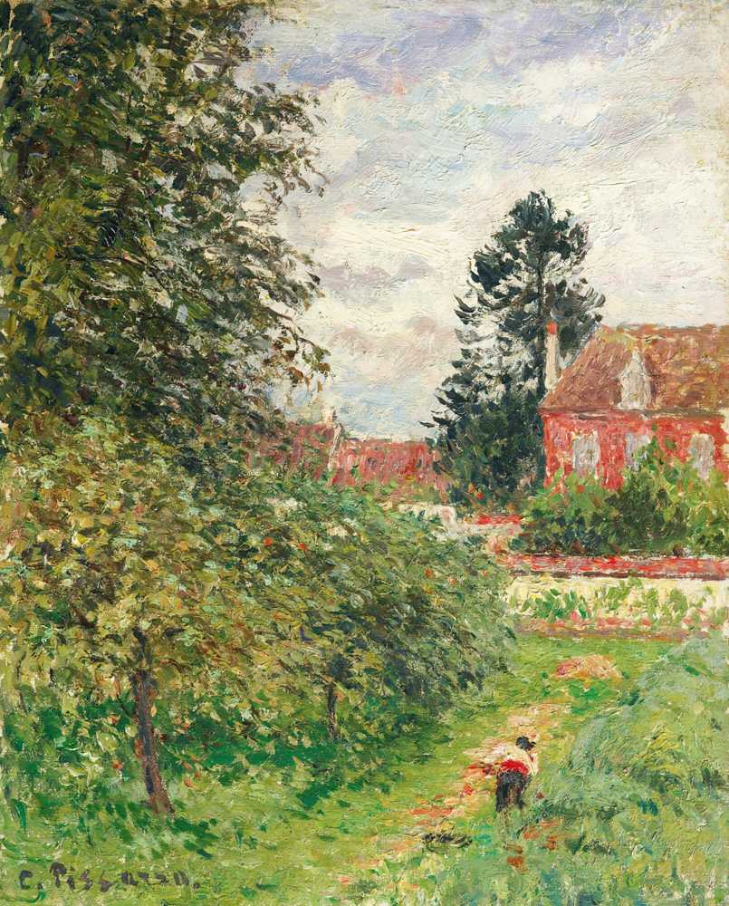 The English House, Éragny (circa 1902) - Camille Pissarro