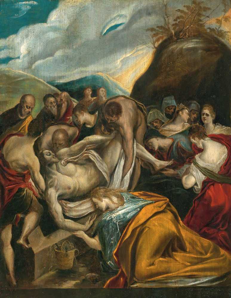 The Entombment Of Christ - El Greco
