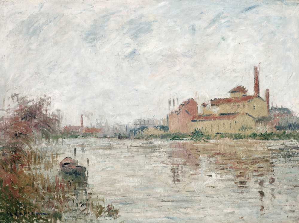 The Factory by the River (1930) - Gustave Loiseau