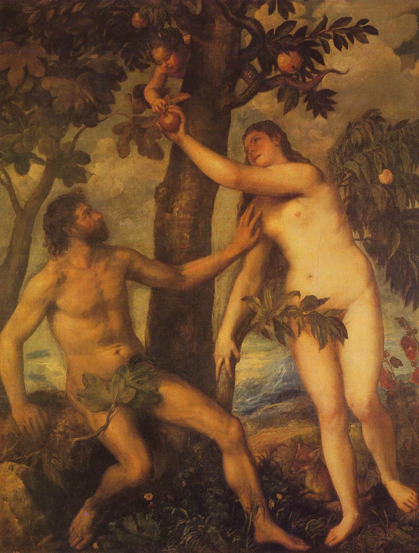 The fall of man, - Titian