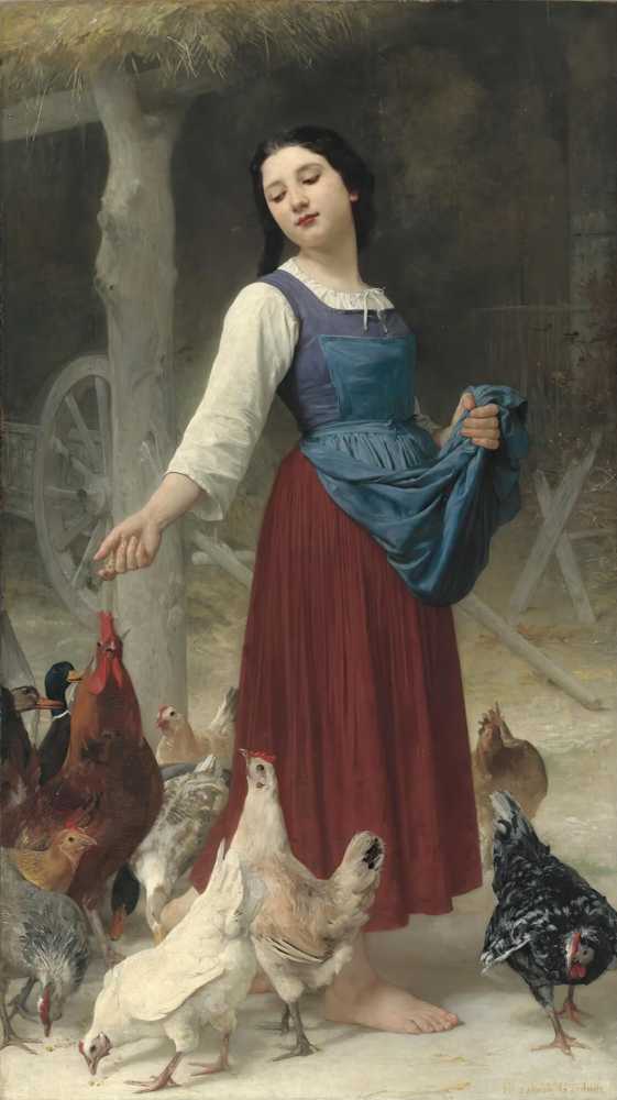The Farmer’s Daughter - William-Adolphe Bouguereau