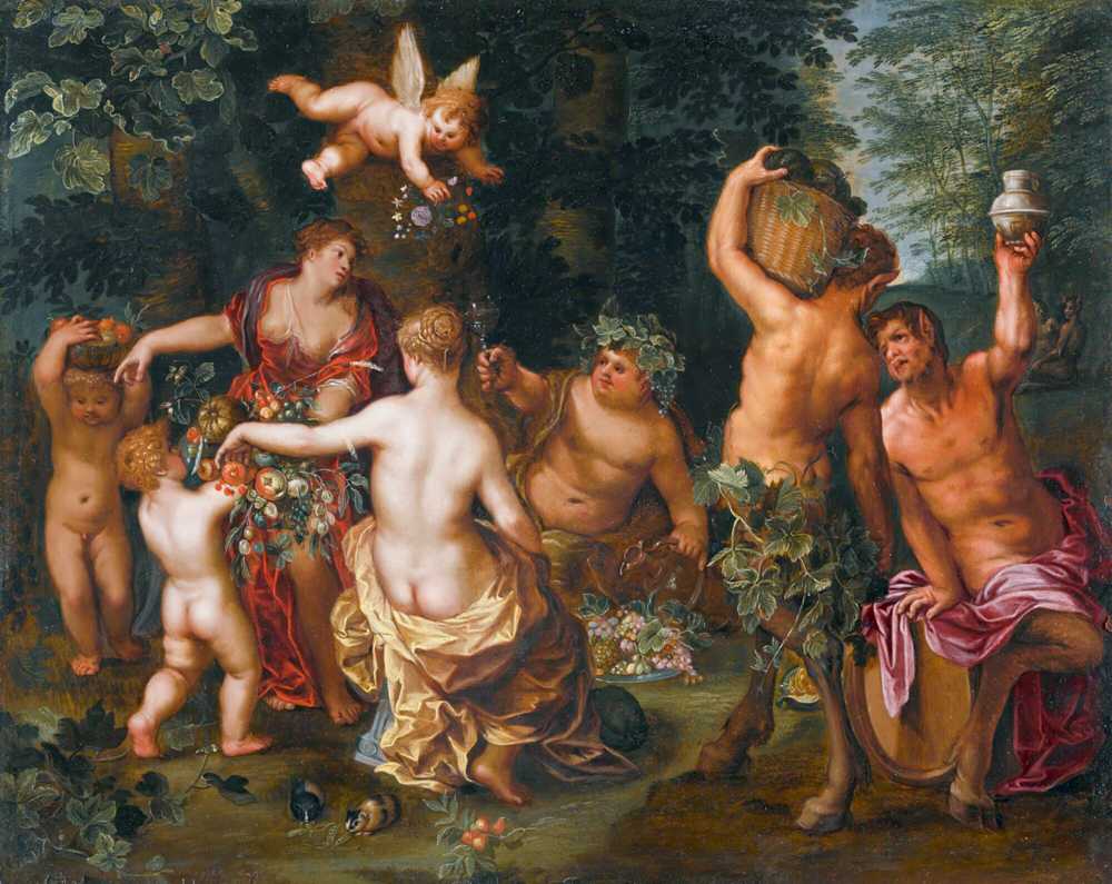 The Feast Of Bacchus - Jan Brueghel Młodszy