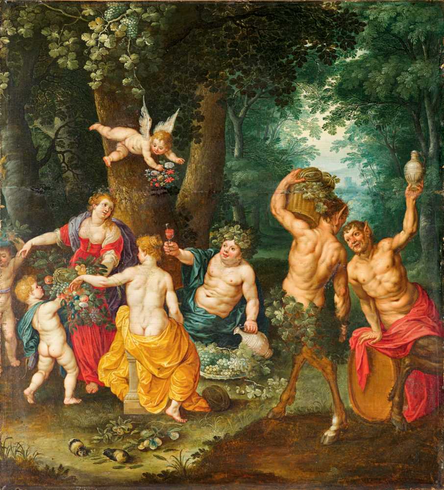 The Feast Of Bacchus (Sine Cerere Et Baccho Friget Ven... - Brueghel Jan younger