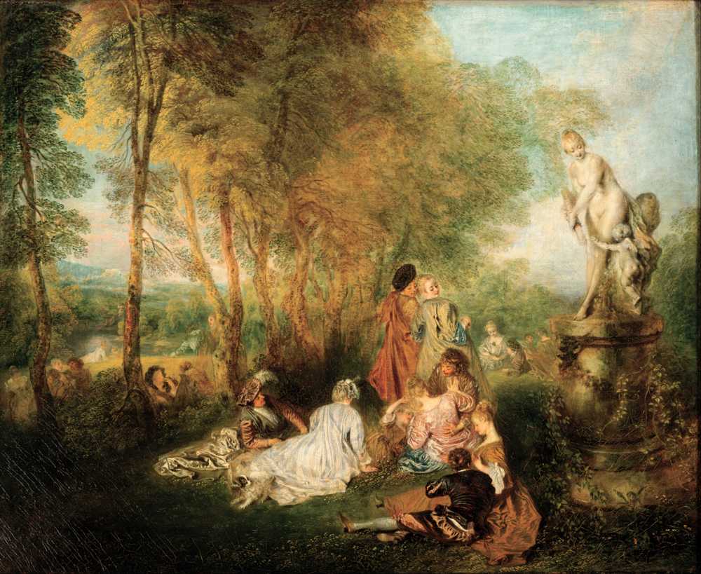 The Feast of Love - Jean-Antoine Watteau