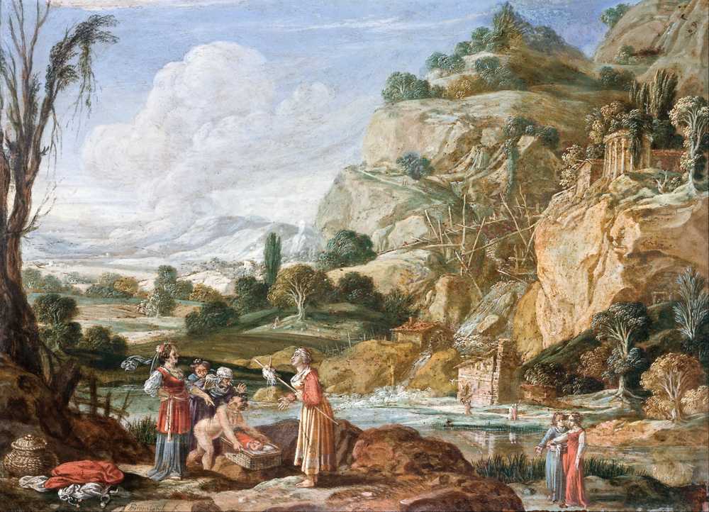 The Finding of Moses (1622) - Bartholomeus Breenbergh