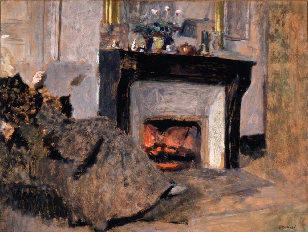 The Fireplace (1901) - Jean-Edouard Vuillard