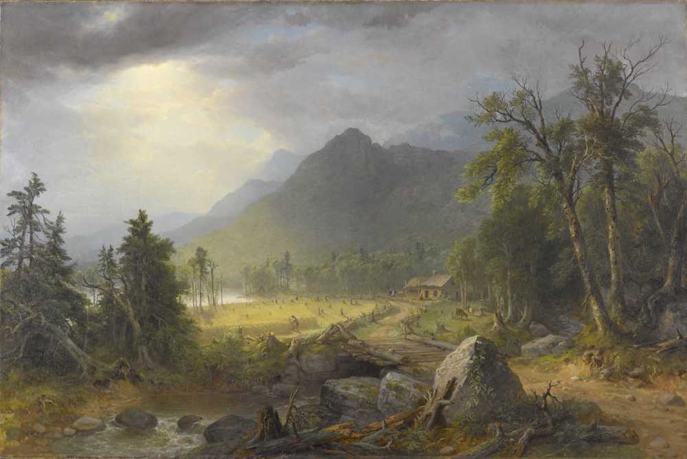 The First Harvest in the Wilderness - Asher Brown Durand