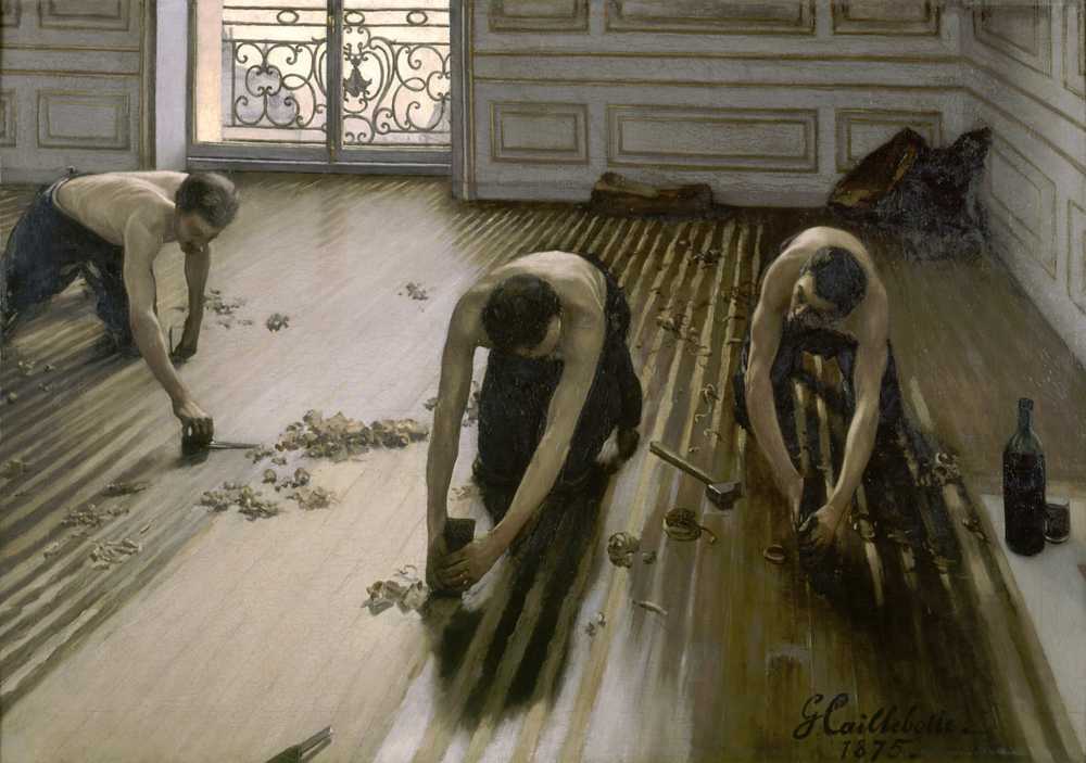 The Floor Planers (1875) - Gustave Caillebotte