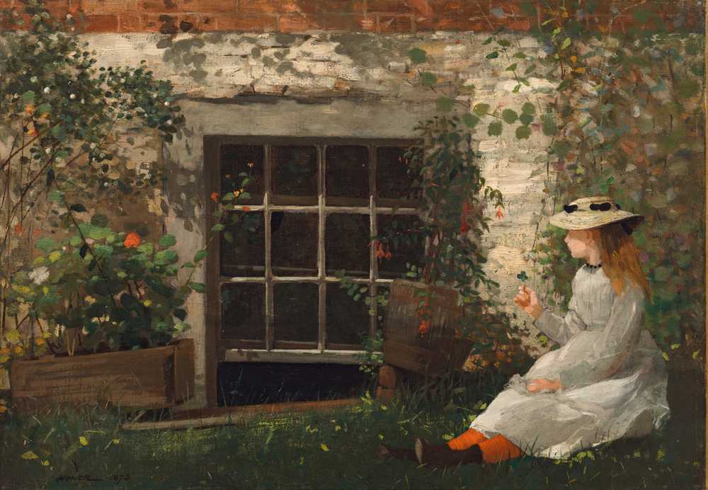 The Four-Leaf Clover (1873) - Winslow Homer