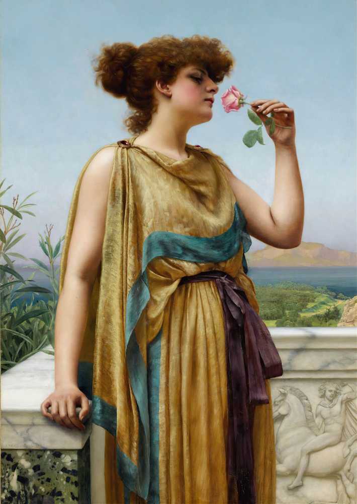The Fragrant Rose (1892) - John William Godward