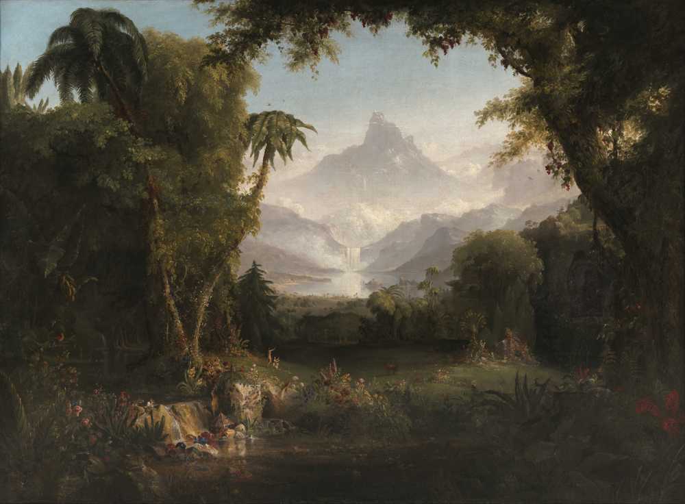 The Garden of Eden (1828) - Thomas Cole