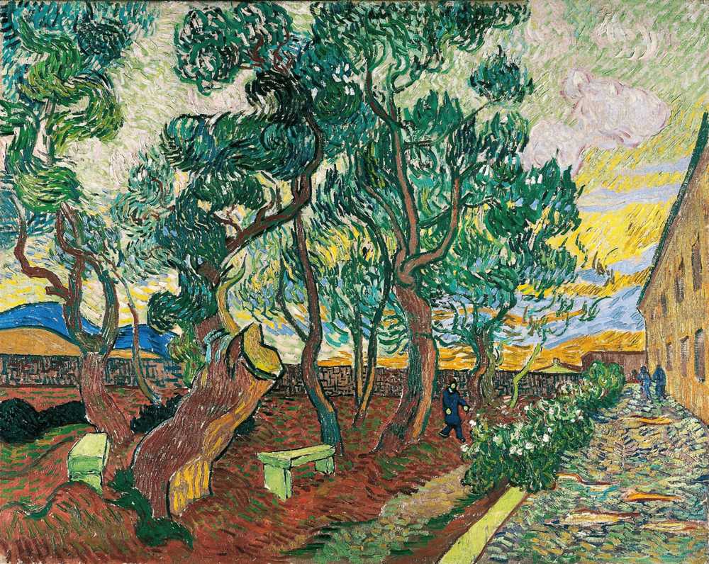 The Garden of Saint-Paul Hospital (1889) - Vincent van Gogh
