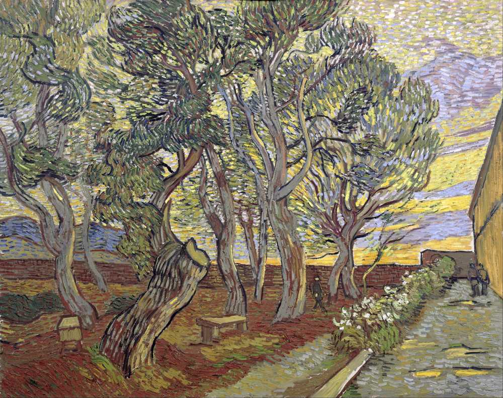 The garden of Saint Paul’s Hospital - Vincent van Gogh