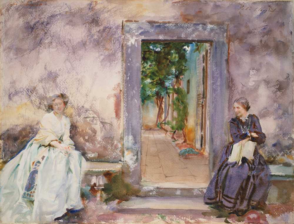 The Garden Wall (1910) - John Singer-Sargent