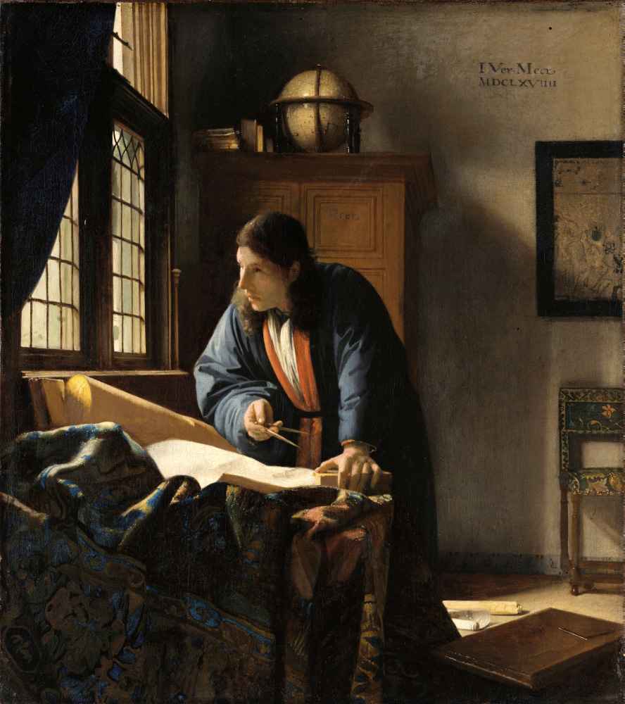The Geographer, 1669 - Jan Vermeer