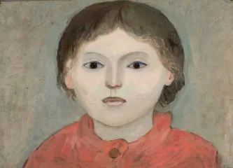 The Girl in an Orange Dress (1922) - Tadeusz Makowski
