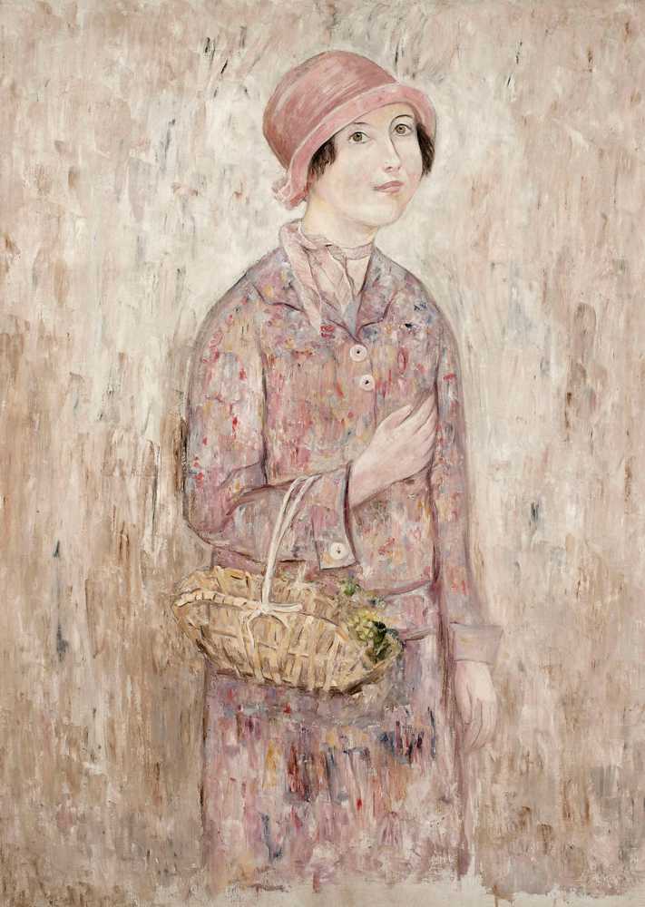 The Girl in the Pink Hat (1927) - Tadeusz Makowski