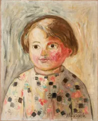 The Girl with a Red Cheek (1925) - Tadeusz Makowski