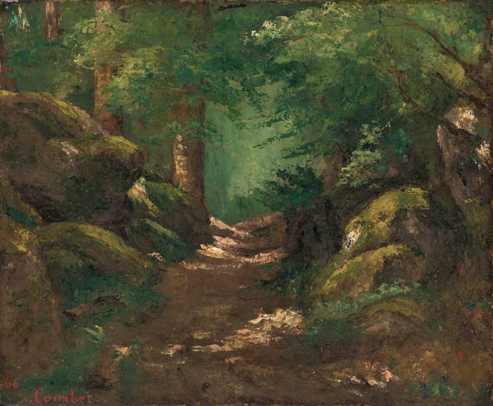 The Glade (1866) - Gustave Courbet