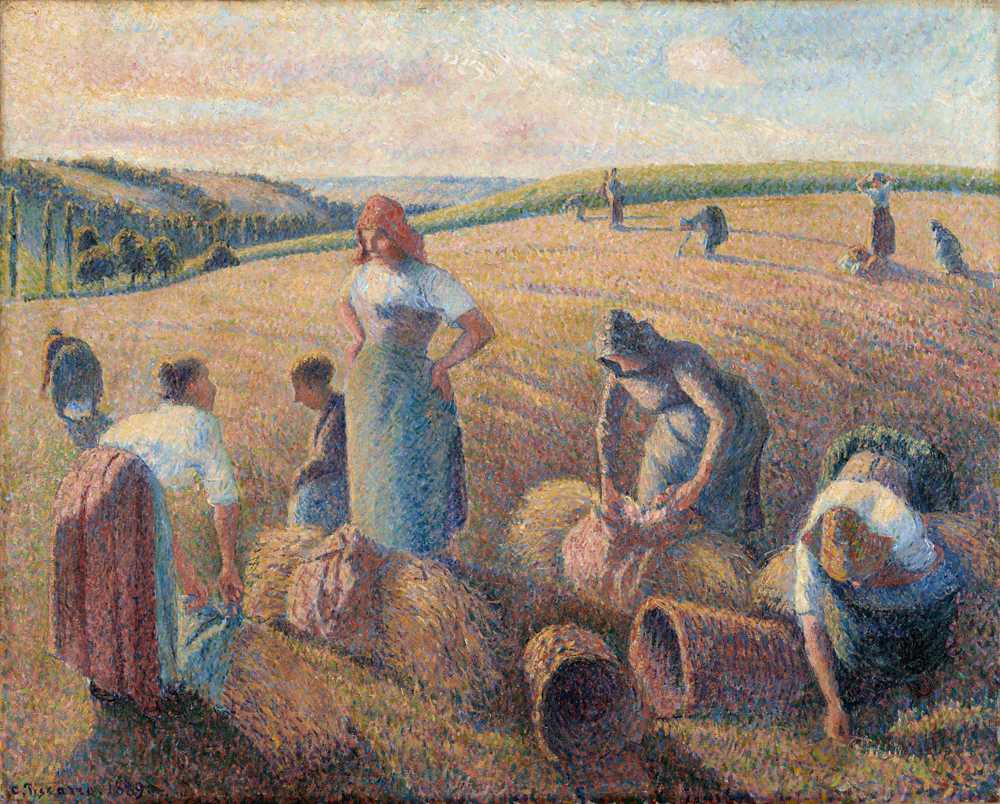 The Gleaners (1889) - Camille Pissarro