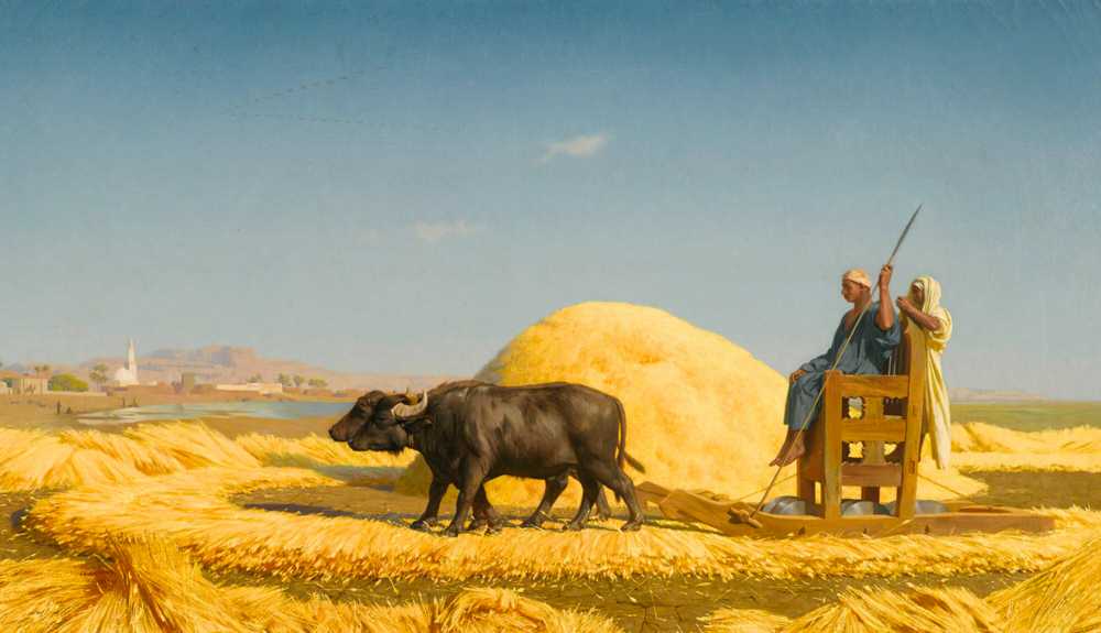 The Grain Threshers, Egypt (1859) - Jean-Leon Gerome