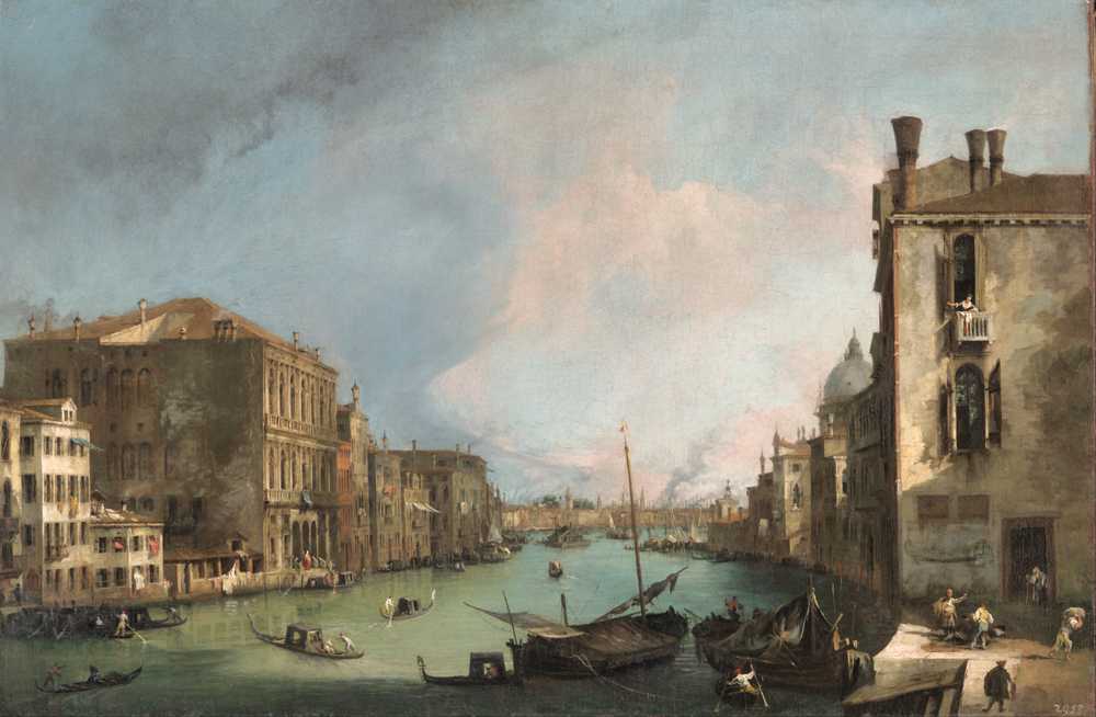 The Grand Canal in Venice with the Palazzo Corner Ca’Grande (17... - Canaletto